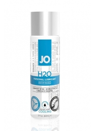 Охлаждающий лубрикант на водной основе JO Personal Lubricant H2O COOLING - 60 мл. - System JO - купить с доставкой в Пушкино