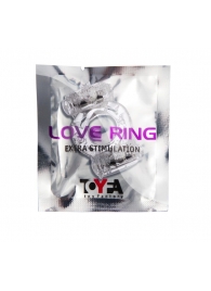 Прозрачное виброкольцо с двумя вибропульками - Toyfa Basic - в Пушкино купить с доставкой