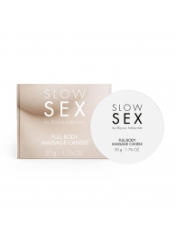 Массажная свеча для всего тела Slow Sex - 50 гр. - Bijoux Indiscrets - купить с доставкой в Пушкино