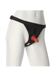 Трусики со штырьком для фиксации насадок Ultra Harness with Plug - Doc Johnson - купить с доставкой в Пушкино