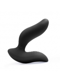 Черный вибромассажер простаты 3,5’’ Curve P-spot Massager - 12 см. - Erokay - в Пушкино купить с доставкой