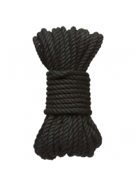 Черная верёвка для связывания и фиксации Bind Tie - 9,14 м. - Doc Johnson - купить с доставкой в Пушкино