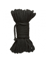 Черная верёвка для связывания и фиксации Bind Tie - 15,24 м. - Doc Johnson - купить с доставкой в Пушкино