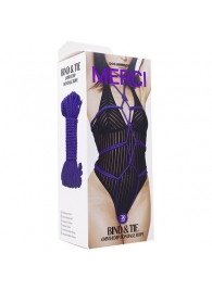 Фиолетовая верёвка для связывания и фиксации Bind Tie - 9,14 м. - Doc Johnson - купить с доставкой в Пушкино