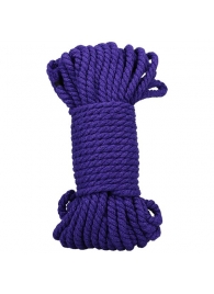 Фиолетовая верёвка для связывания и фиксации Bind Tie - 15,24 м. - Doc Johnson - купить с доставкой в Пушкино