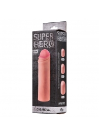 Фаллоудлинитель SUPER HERO Casanova - 18 см. - Lola Games - в Пушкино купить с доставкой