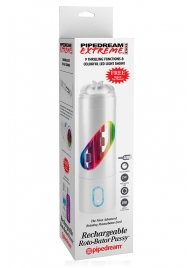Перезаряжаемый мастурбатор-вагина Extreme Toyz Rechargeable Roto-Bator Pussy - Pipedream - в Пушкино купить с доставкой