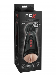 Мастурбатор-вагина с вибрацией Dirty Talk Starter Stroker - Pipedream - в Пушкино купить с доставкой