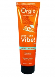 Гель с эффектом вибрации Lube Tube Vibe Low Sex On The Beach - 100 мл. - ORGIE - купить с доставкой в Пушкино