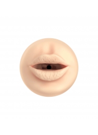 Телесный мастурбатор-ротик Feel Stroker Mouth - Kiiroo - в Пушкино купить с доставкой