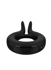 Черное эрекционное кольцо Marry Me Rechargeable Vibrating Cockring - Adrien Lastic - в Пушкино купить с доставкой