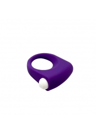 Фиолетовое эрекционное кольцо Puggle Vibrating Ring with Bullet - Adrien Lastic - в Пушкино купить с доставкой