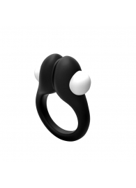 Черное эрекционное кольцо Zippy Vibrating Ring With Bullet - Adrien Lastic - в Пушкино купить с доставкой