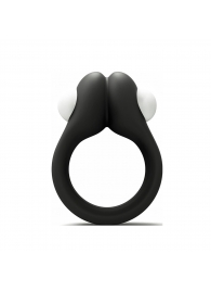 Черное эрекционное кольцо Zippy Vibrating Ring With Bullet - Adrien Lastic - в Пушкино купить с доставкой