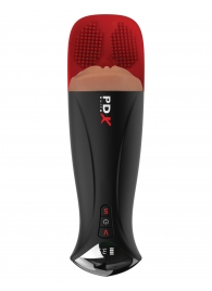 Мастурбатор-вагина в колбе с вибрацией Fuck-O-Matic Pro XL - Pipedream - в Пушкино купить с доставкой