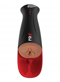Мастурбатор-вагина в колбе с вибрацией Fuck-O-Matic Pro XL - Pipedream - в Пушкино купить с доставкой
