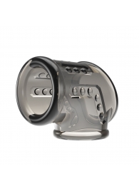 Дымчатая насадка на пенис и мошонку - Baile - в Пушкино купить с доставкой