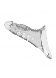 Прозрачная насадка на пенис - 22 см. - Baile - в Пушкино купить с доставкой