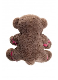 Бондажный набор: бурый мишка с розовыми оковами и наручниками - Pecado - купить с доставкой в Пушкино