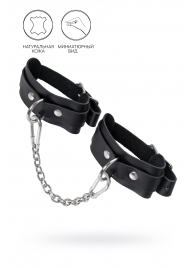 Черные мини-оковы со скруглёнными углами - Pecado - купить с доставкой в Пушкино