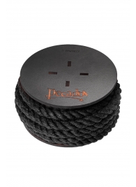 Черная веревка для шибари на катушке - 5 м. - Pecado - купить с доставкой в Пушкино