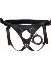 Пояс Hard Brutal для больших насадок - LOVETOY (А-Полимер) - купить с доставкой в Пушкино