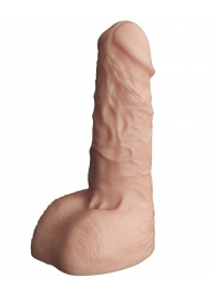 Телесный фаллоудлинитель с мошонкой Cock Next - 17 см. - LOVETOY (А-Полимер) - в Пушкино купить с доставкой