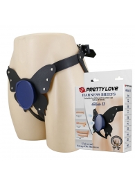 Синие трусики харнесс с платформой Caludio II - Baile - купить с доставкой в Пушкино