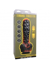 Черно-красная мини-машина на присоске Tendril Thruster - 21,6 см. - Doc Johnson - купить с доставкой в Пушкино