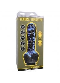 Черно-синяя мини-машина на присоске Tendril Thruster - 21,6 см. - Doc Johnson - купить с доставкой в Пушкино