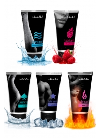 Набор из 5 лубрикантов JUJU (увлажняющий, Hot+, Long, Anal, малина) - JuJu - купить с доставкой в Пушкино