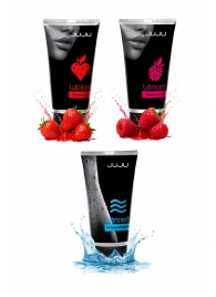 Набор из 3 лубрикантов JUJU (увлажняющий, клубника, малина) - JuJu - купить с доставкой в Пушкино