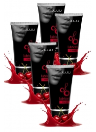 Набор из 5 съедобных лубрикантов JUJU со вкусом вишни - JuJu - купить с доставкой в Пушкино