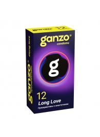 Презервативы с анестетиком для продления удовольствия Ganzo Long Love - 12 шт. - Ganzo - купить с доставкой в Пушкино
