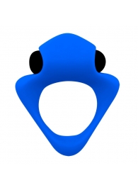 Синее эрекционное кольцо Wooomy Tribeс с вибрацией - Adrien Lastic - в Пушкино купить с доставкой