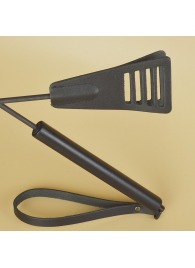 Черный кожаный стек «Сириус» - 60 см. - Sitabella - купить с доставкой в Пушкино