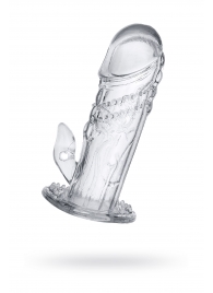 Прозрачная насадка на пенис Uco - 13 см. - A-toys - в Пушкино купить с доставкой