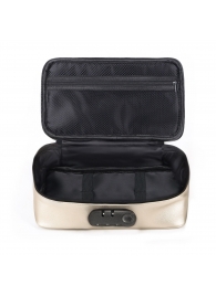 Золотистая сумочка для хранения игрушек Discreet Box - Dorcel - купить с доставкой в Пушкино