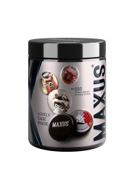 Черные утолщенные презервативы MAXUS Extra Strong с железным кейсом - 15 шт. - Maxus - купить с доставкой в Пушкино