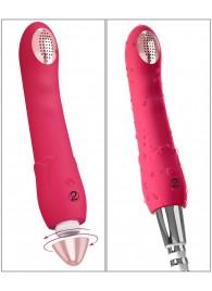 Малиновая насадка на душ с вибрацией Showers to orgasm - 20,1 см. - Orion - купить с доставкой в Пушкино