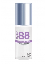 Лубрикант на водной основе S8 Glycerin Free без глицерина - 125 мл. - Stimul8 - купить с доставкой в Пушкино
