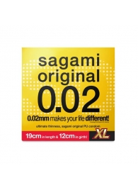 Презерватив увеличенного размера Sagami Original 0.02 XL-size - 1 шт. - Sagami - купить с доставкой в Пушкино