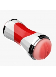 Двусторонний мастурбатор в колбе Power Grip Cup - вагина и ротик - Boys of Toys - в Пушкино купить с доставкой