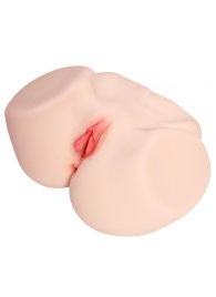 Мастурбатор-полуторс с двойным слоем материала и вибрацией Jenny Onahole Real Vagina - KOKOS - в Пушкино купить с доставкой