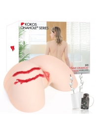 Мастурбатор-полуторс с двойным слоем материала и вибрацией Jenny Onahole Real Hips - KOKOS - в Пушкино купить с доставкой