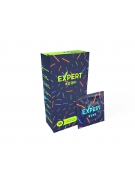 Светящиеся в темноте презервативы Expert Neon - 15 шт. - Expert - купить с доставкой в Пушкино