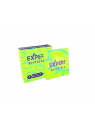 Ультратонкие презервативы Expert Invisible - 3 шт. - Expert - купить с доставкой в Пушкино