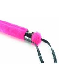 Нежная плеть с розовым мехом BDSM Light - 43 см. - БДСМ Арсенал - купить с доставкой в Пушкино