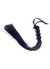 Черная силиконовая плеть - 37 см. - Boys of Toys - купить с доставкой в Пушкино