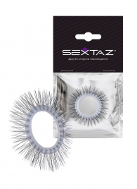 Круглое эрекционное кольцо с «ресничками» - Sextaz - в Пушкино купить с доставкой